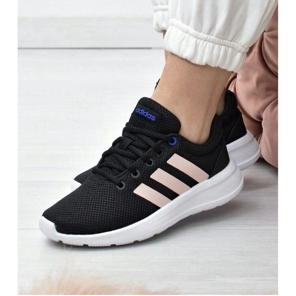 Adidas Lite Racer CLN 2.0 Black Vapor Pink Running Shoes Women's Size 8 NWT - Picture 11 of 16